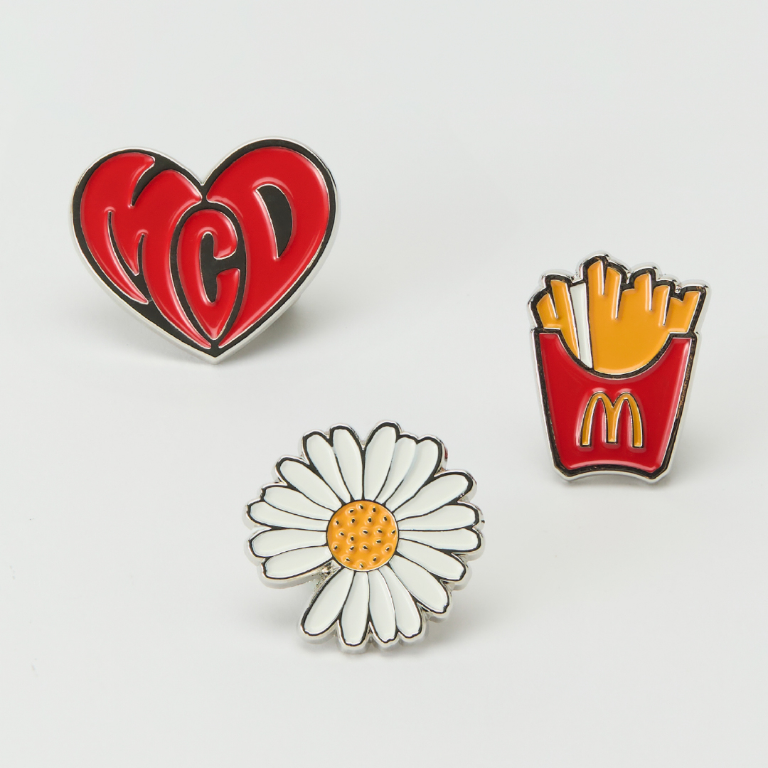 McDonald's x PEACEMINUSONE: PIN SET 2